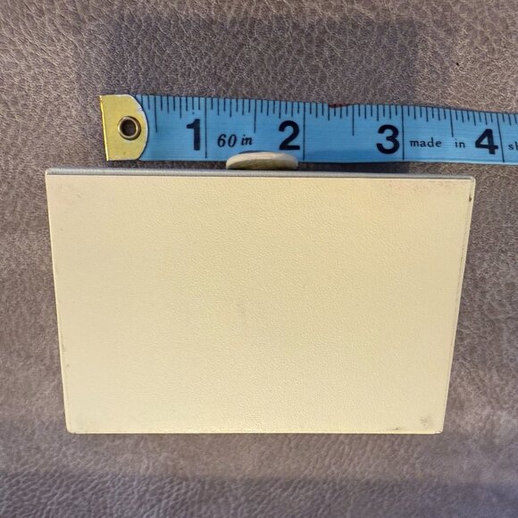 WOLF Leather Travel Boxes (2) Red and Cream lined with Luster Lock (Pre-Owned) - Picture 4 of 13